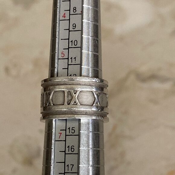 Tiffany Atlas 925 Sterling Silver 10mm Wide - Picture 8 of 9